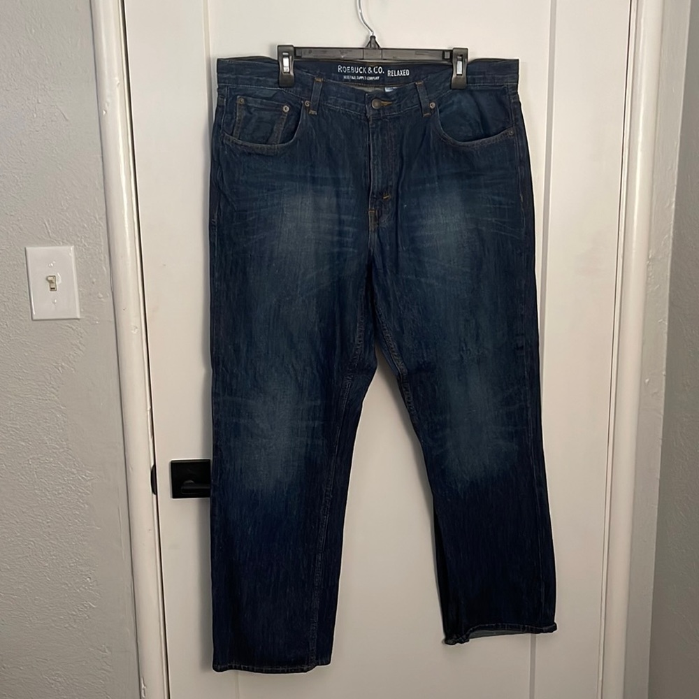 Roebuck & Co (Sears) Relaxed Fit Jeans 38x30